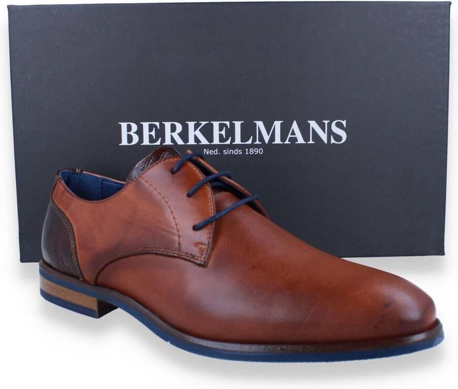 Berkelmans arcos 231006402 veterschoen cognac leer - Foto 2