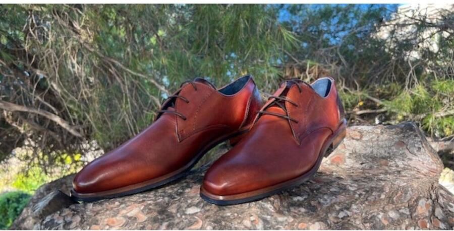 Berkelmans arcos 231006402 veterschoen cognac leer - Foto 8