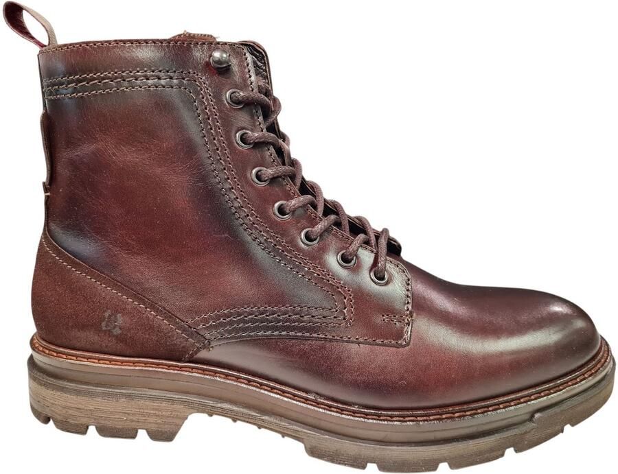 Berkelmans Gimli Bruine Leren Heren Veterboots Bruin