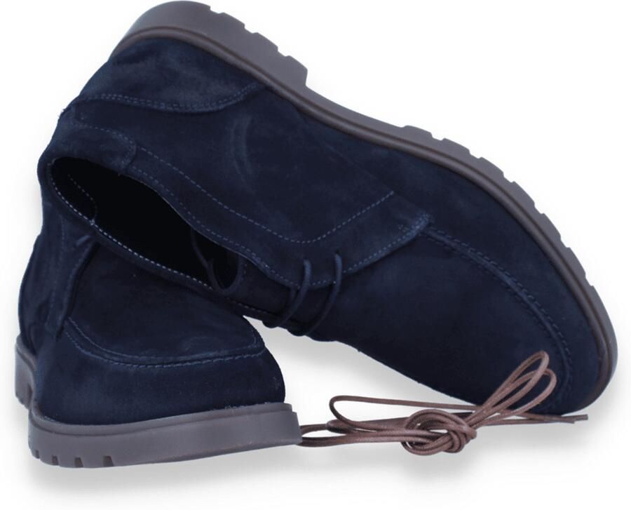 Berkelmans 262008501 Vrije tijd half-hoog Heren veterschoen Heren sneakers Blauw