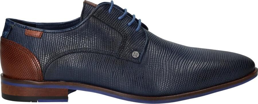 Berkelmans Oulton Veterschoenen Jongens Blauw