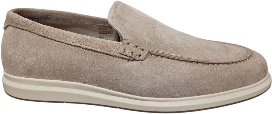 Berkelmans Pinar Papyrus Suede Instappers Beige Suede Heren Beige
