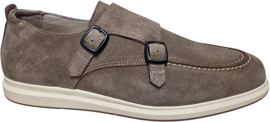 Berkelmans Zonda Dodo Instappers Taupe Suede Heren Taupe