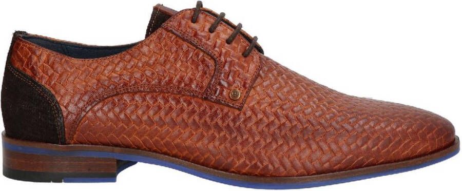 Berkelmans Heren schoenen Leer Merk: Model: Oulton Cognac Calf Braided Bruin
