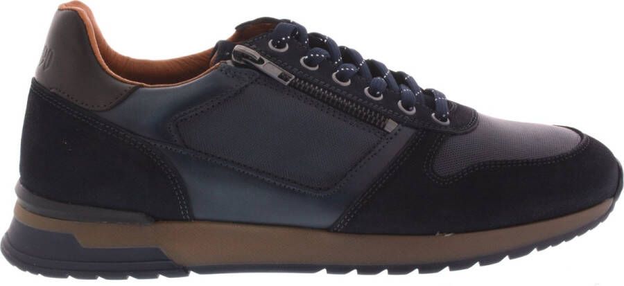 Berkelmans 2320116701 Trenton Navy Suède-veterschoen-sneaker