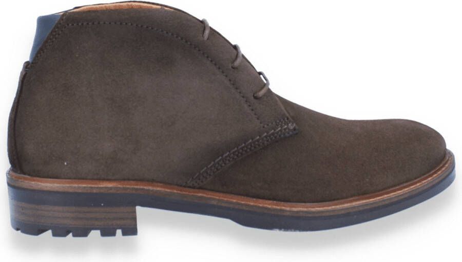 Berkelmans Heren Tanaka Dark Brown Suede BRUIN