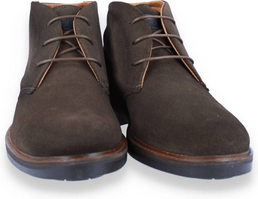 Berkelmans Heren Tanaka Dark Brown Suede Bruin - Foto 2