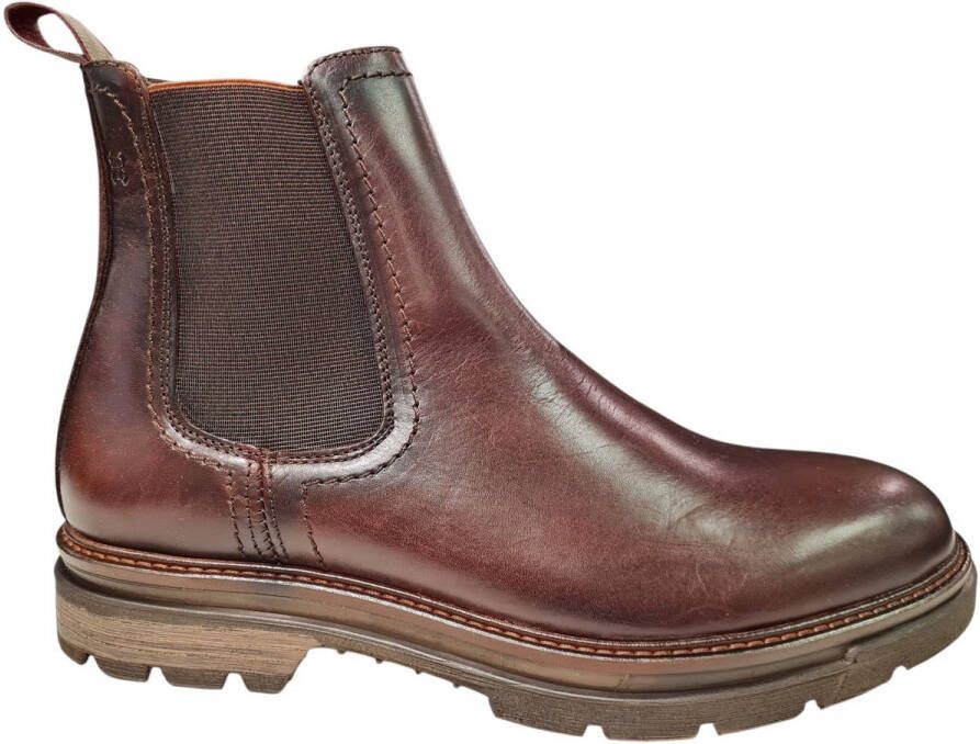 Berkelmans Hita Bruine Leren Heren Enkelboots Bruin