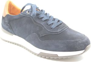 Berkelmans Kyalami Navy Marino Suede 222201901 Blauwe heren sneaker