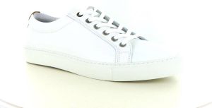 Berkelmans Piquet Witte heren sneaker Leer