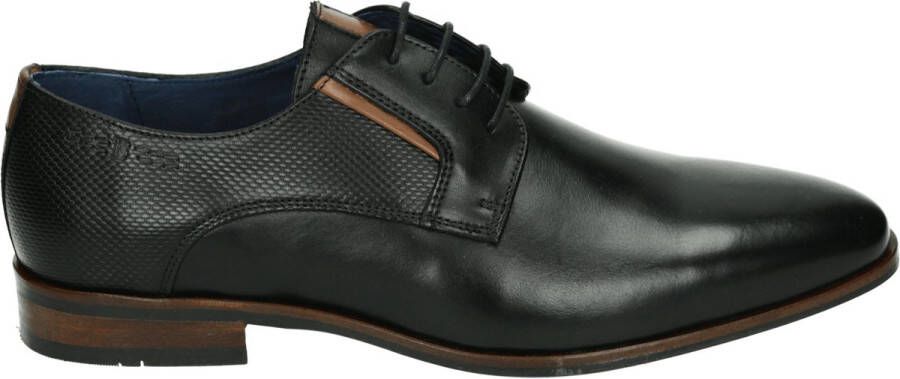 Berkelmans SAMEIRO 100005804 Volwassenen Heren veterschoen Nette herenschoenen Zwart