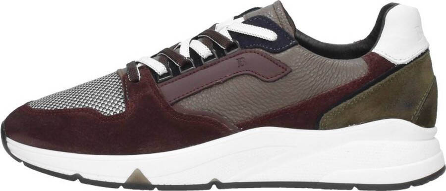 Berkelmans Zandvoort Sneakers Laag Bordeaux