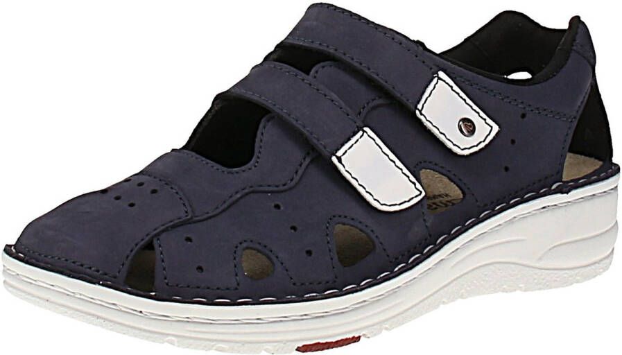 Berkemann 03100 Larena Damessandalen 353-blauw-nubuck