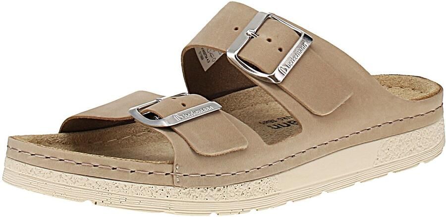 Berkemann 01914 Verica Nubuck Damespantoffel 734-zand