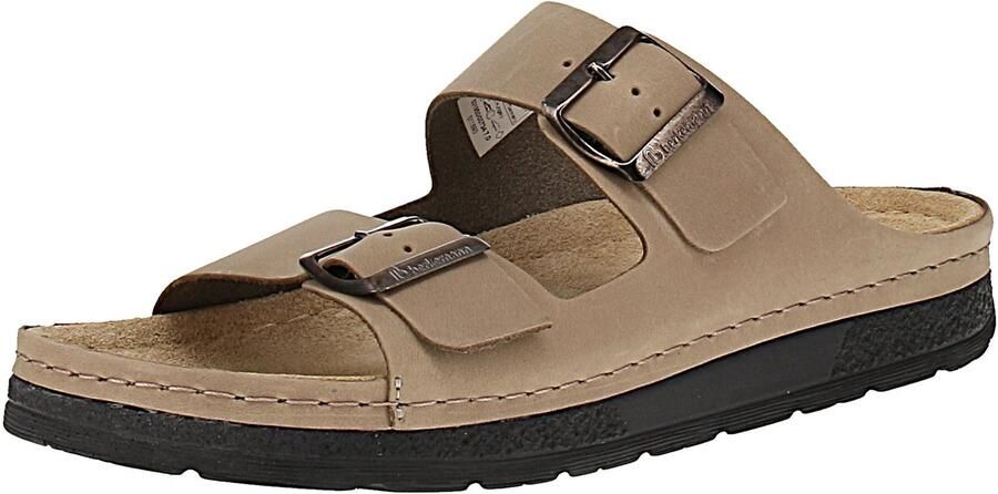 Berkemann 01950 Adam Nubuck Herenpantoffel 734-zand