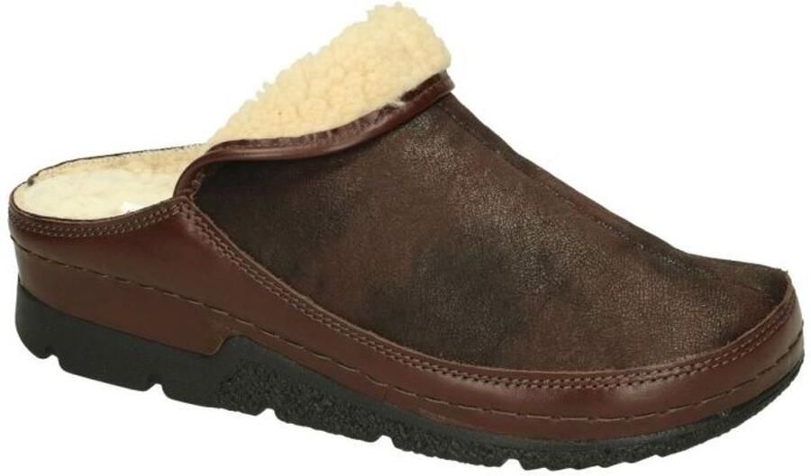 Berkemann -Dames bruin donker pantoffels