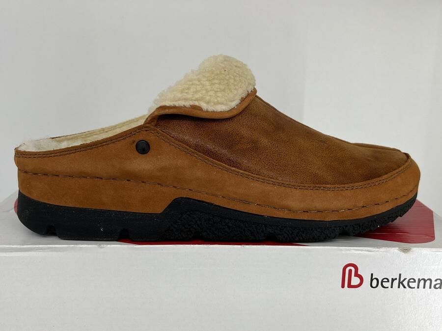 Berkemann dames pantoffels wollen – comfort – Remonda – whisky bruin – - Foto 3