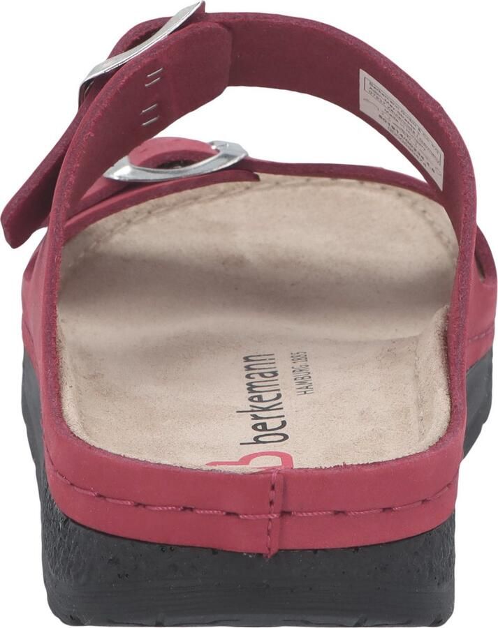 Berkemann Dames Slipper Verica Rood Nubuck - Foto 3
