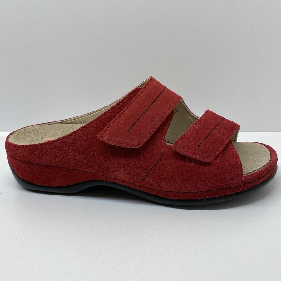 Berkemann Damesmodel Fedora 01080-250 slipper muiltje rood en