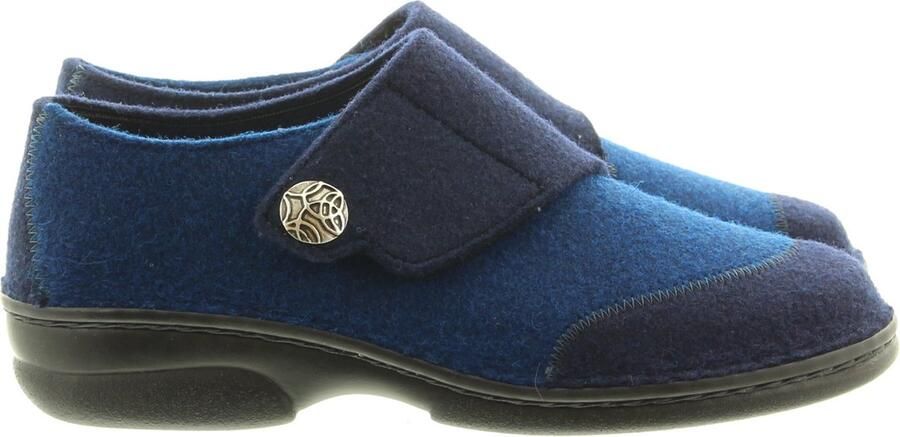 Berkemann Jarla blauwe pantoffels donkerblauw