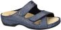 Berkemann -Dames blauw donker slippers & muiltjes - Thumbnail 1