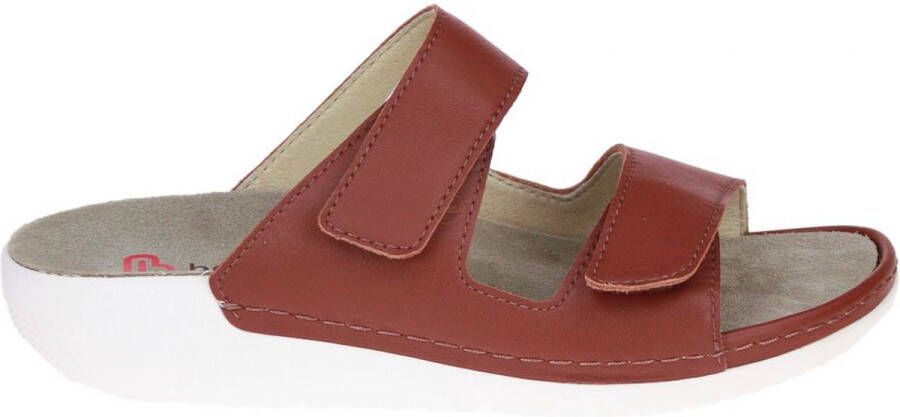 Berkemann -Dames bruin slippers & muiltjes