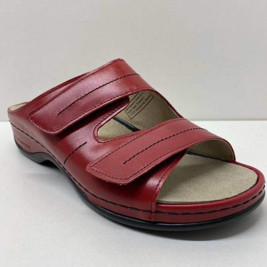 Berkemann – Damesmodel Daria 01002 277 slipper – muiltje – rood –