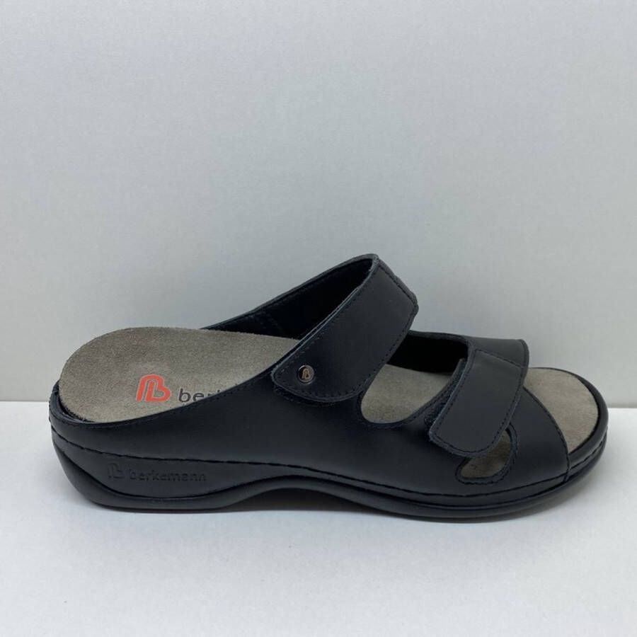 Berkemann Damesmodel Janna 01027-279 slipper muiltje zwart 2 3 en