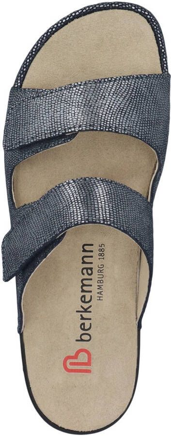 Berkemann Damesmodel Winona 01466-065 slipper blauw brillant leder 1 2 en