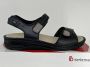 Berkemann gmbH en co kg Berkemann Leni zwarte leren sandalen 03102 - Thumbnail 2