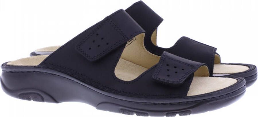 Berkemann gmbH en co kg Berkemann Luis zwart leren sandalen 05804