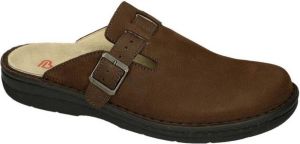 Berkemann -Heren bruin pantoffels & slippers