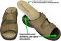 Berkemann -Heren taupe pantoffels & slippers - Thumbnail 2