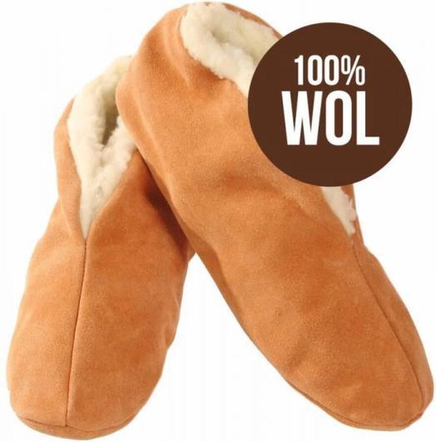 Bernardino Spaanse Sloffen 100% Wol Bruin - Foto 3