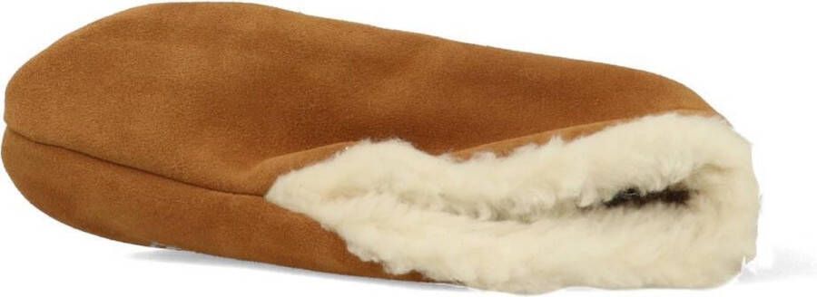 Bernardino Spaanse Sloffen Unisex cognac 100% Wol - Foto 5