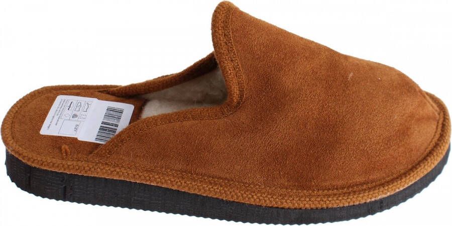 Bernardino Pantoffels Donkerbruin Unisex