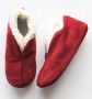 Bernardino Spaanse kinder sloffen rood Gevoerd Suede wol De enige echte - Thumbnail 2