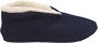 Bernardino Spaanse sloffen 100% wol donkerblauw Unisex - Thumbnail 2