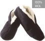 Terrax Workwear Bernardino Spaanse Sloffen donkerblauw Unisex 100% Wol - Thumbnail 1