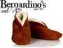 Bernardino Spaanse Sloffen Unisex cognac 100% wol - Thumbnail 1
