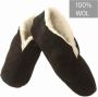 Bernardino Spaanse Sloffen Unisex zwart 100% wol - Thumbnail 1