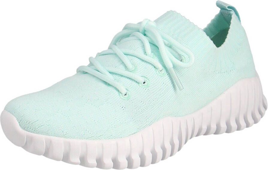 Bernie Mev. Bernie Mev BM101 Gravity Damesschoenen Sneaker Aqua