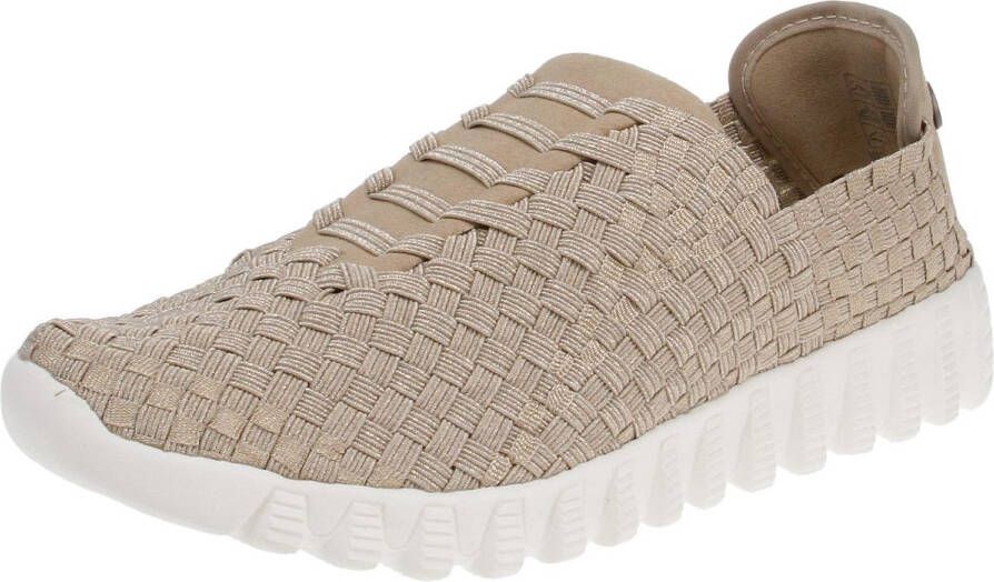 Bernie Mev. Bernie Mev BM62 Zip Vivaldi Damesschoenen Sneaker Licht-Goud