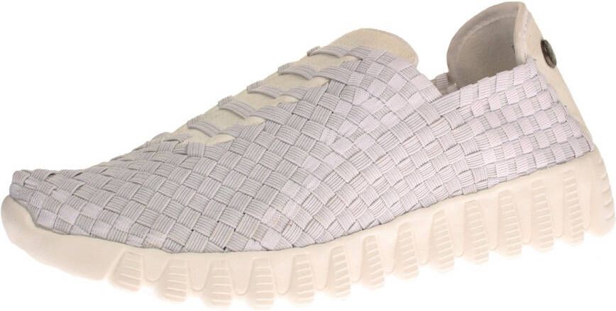 Bernie Mev. Bernie Mev BM62 Zip Vivaldi Damestrainers 002-wit