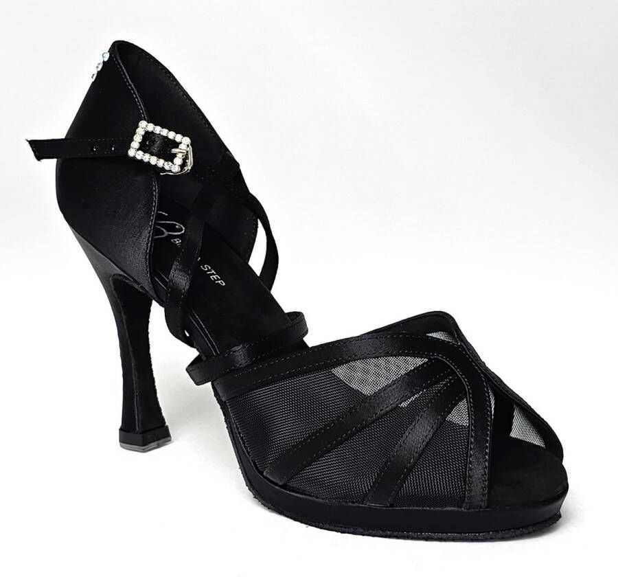 BettaStep Black Bow platform heel