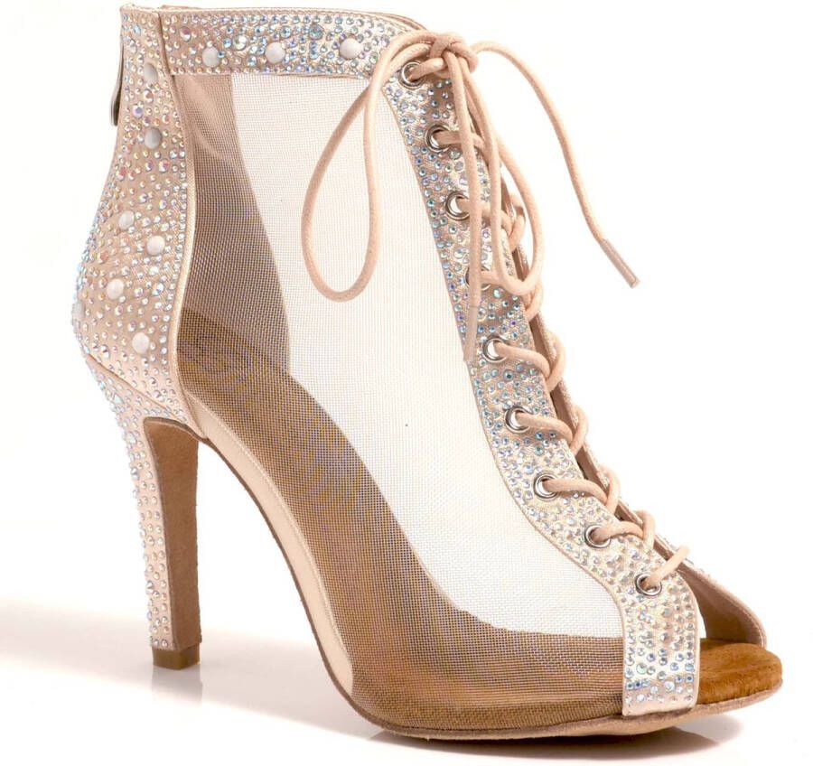 BettaStep Nude High Heels Boots heel