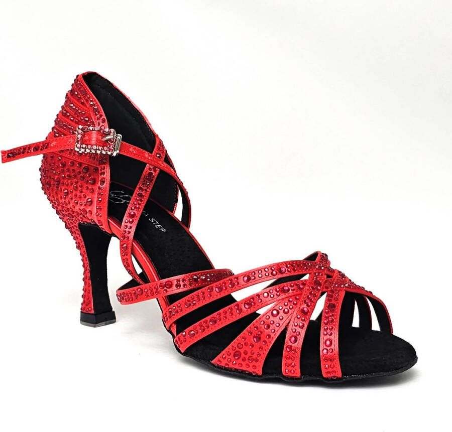 BettaStep Red showgirl heel