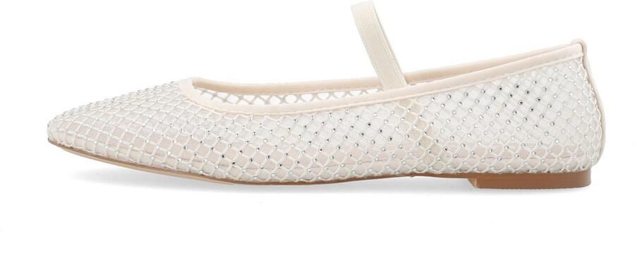 Bianco Ballerina met riempjes 'ALILJA'