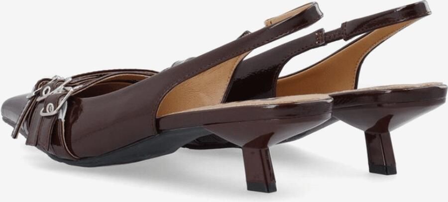 Bianco Dames Slingback X Bordeau - Foto 2