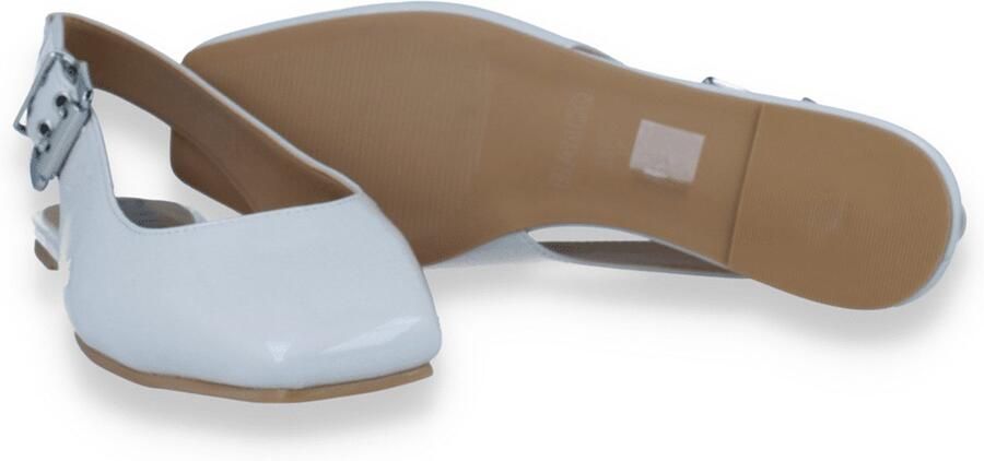 Bianco Dames Slingback Off White Wit